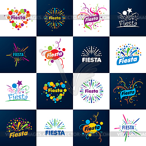 Abstract logo for Fiesta.  - vector image