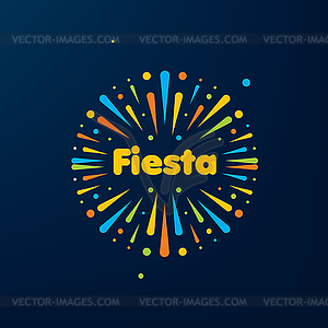 Abstract logo for Fiesta.  - vector image