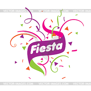 Abstract logo for Fiesta.  - vector clipart