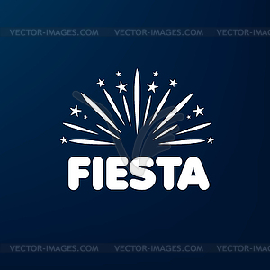 Abstract logo for Fiesta.  - vector image