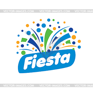 Abstract logo for Fiesta.  - vector clipart