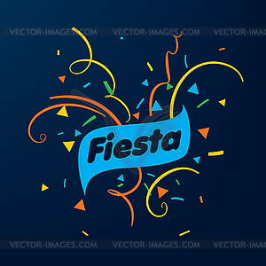 Abstract logo for Fiesta.  - vector image