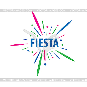 Abstract logo for Fiesta.  - vector image