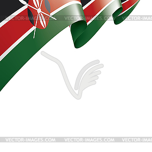 Kenya flag, - vector clip art