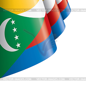 Comoros flag, - vector clip art