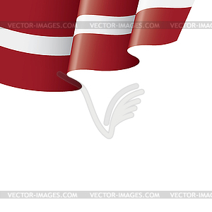 Latvia flag, - vector clip art