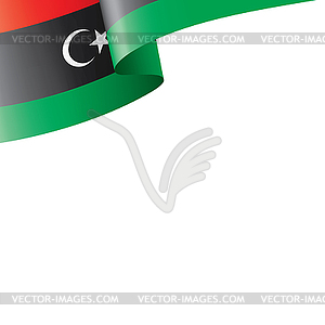 Libya flag, - vector image