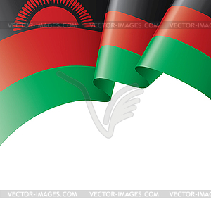 Malawi flag, - vector clip art