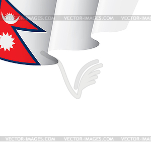 Nepal flag, - vector clipart