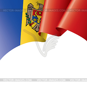 Moldova flag, - vector clipart