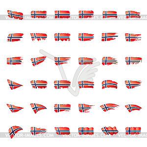 Norway flag,  - vector image