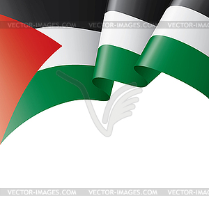 Palestine flag, - royalty-free vector image