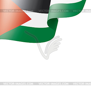 Palestine flag, - vector clip art