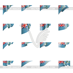 Tuvalu flag, - royalty-free vector image