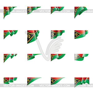 Vanuatu flag, - stock vector clipart