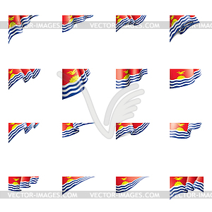 Kiribati flag, - vector image