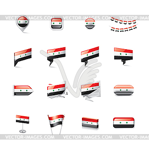 Syria flag, - vector image