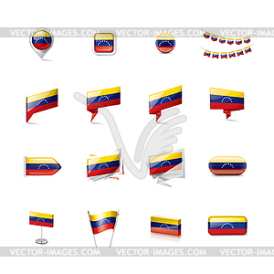 Venezuela flag, - royalty-free vector image