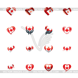 Canada flag, - vector clip art