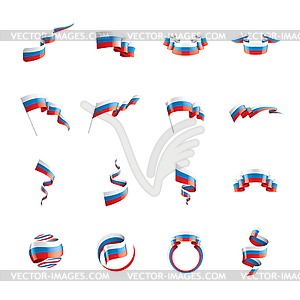 Russia flag, - vector image