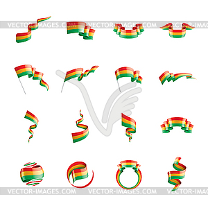 Bolivia flag,  - vector clip art