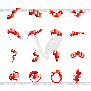 Tonga flag,  - vector clipart / vector image