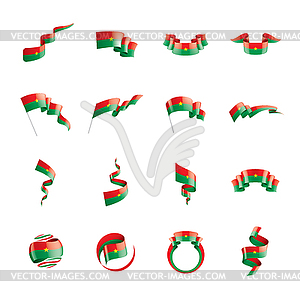 Burkina Faso flag, - vector clip art