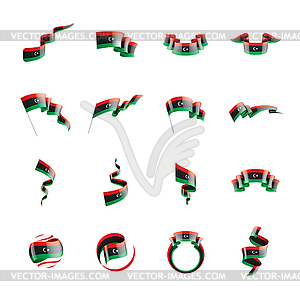 Libya flag, - vector image