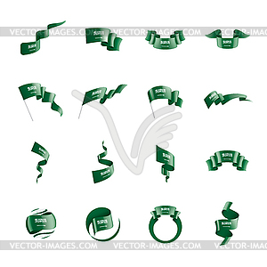 Saudi Arabia flag, - vector clipart