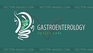 Logo for gastroenterology - vector image