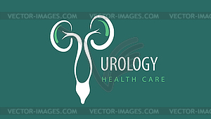 Logo for urology - vector clipart