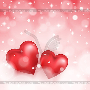 Abstract background to Valentine s day - vector clipart
