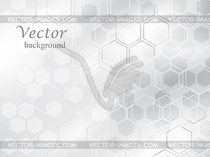 Abstract hexagon background - vector clipart