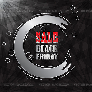 Черная пятница продажа красочный фон - стоковое векторное изображение
