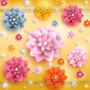 Greeting card for Women s day.  - vector clip art