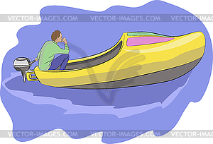  Boat Klomp - royalty-free vector clipart