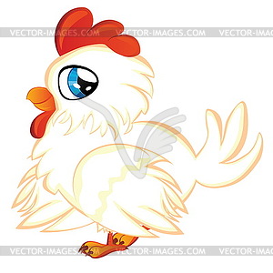 Cartoon Chicken - vector clipart