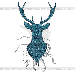 Deer Head - vector clip art