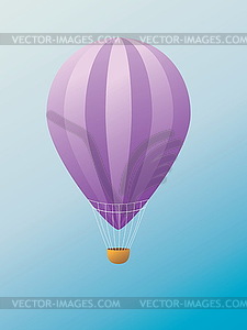 Hot air balloon - vector clipart