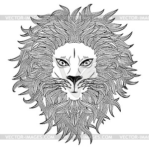 Lion Face - vector image