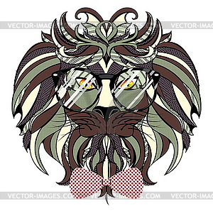 Lion Hipster - vector clipart