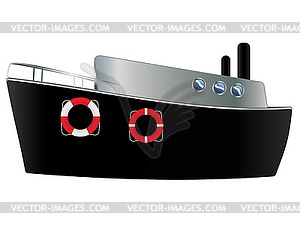 Steamship - vector clipart