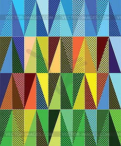 Abstract triangles - vector clipart