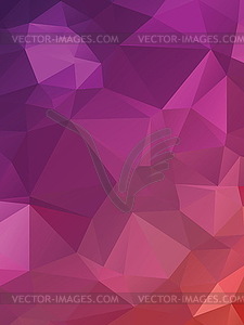 Purple Triangles - vector clipart