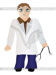 Doctor icon - vector clipart