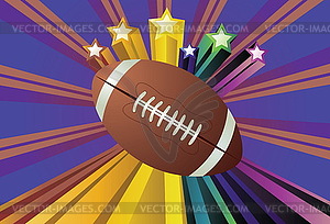 Rugby Ball - vector clipart