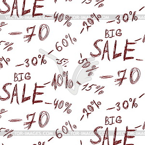 Big sales background - vector clipart