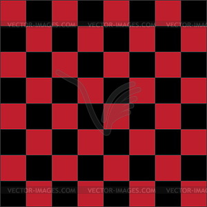 Red checkered board - vector clip art