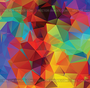 Multicolor Geometric Background - vector clip art