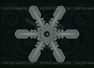 Ornament Snowflake - vector clipart